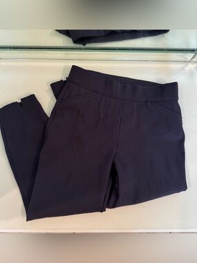 SPANX The Perfect Pant, Kick Flare - Navy - Women’s Medium Petite